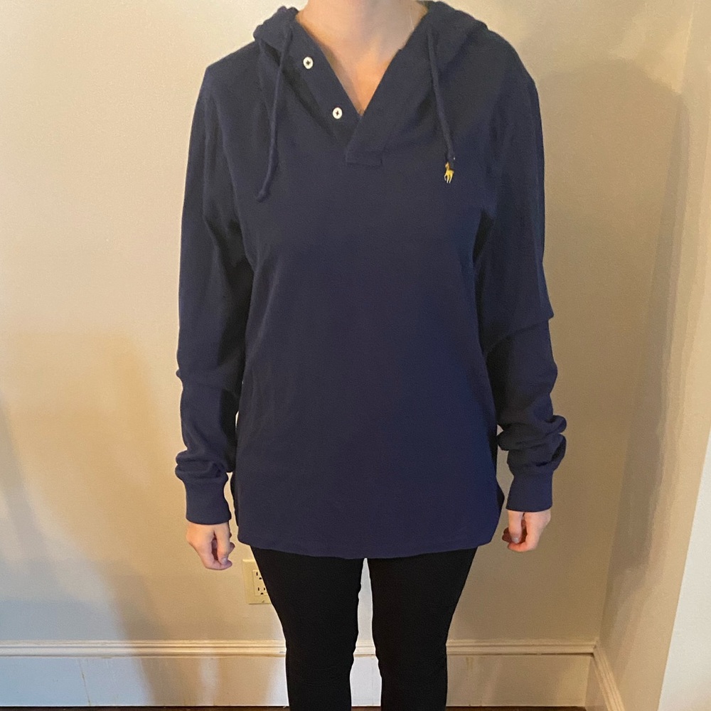 Polo Navy Hoodie